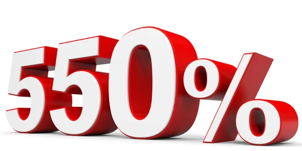 Discount 550 percent off. — Stock Photo, Image