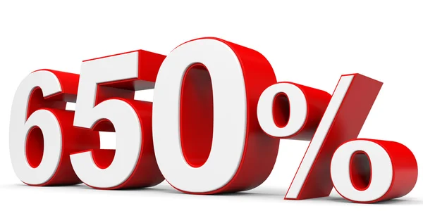 Discount 650 percent off. — Stock Photo, Image