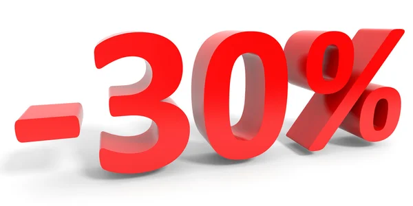Discount 30 percent off sale. — Stock Photo, Image