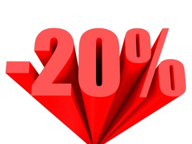 Off Satılık yüzde 20 indirim.
