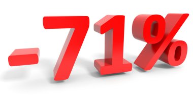 Off Satılık yüzde 71 indirim.
