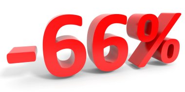 Off Satılık yüzde 66'i indirim.