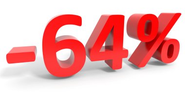 Off Satılık yüzde 64 indirim.