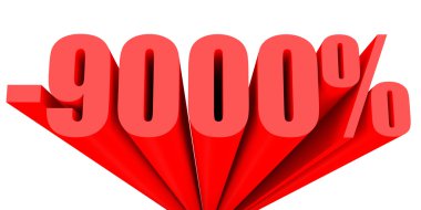 9000 yüzde off Satılık indirim.