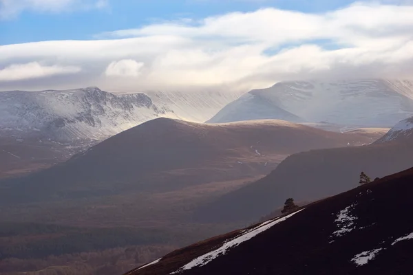 Cairngorms v skotské vysočiny — Stock fotografie