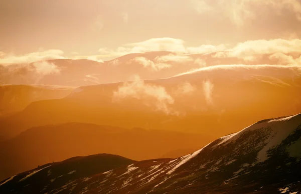Lever de soleil sur les Cairngorms — Photo