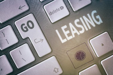 Finansal Kiralama iş klavye kavramı
