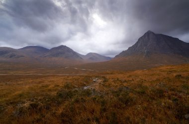 Glen Etive, İskoçya Highlands