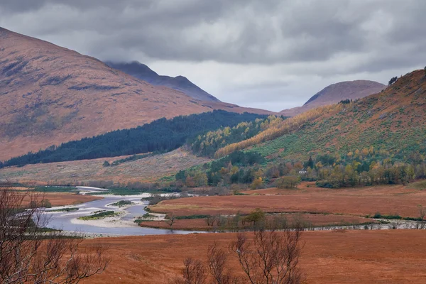 Glen Etive, skotska högländerna — Stockfoto