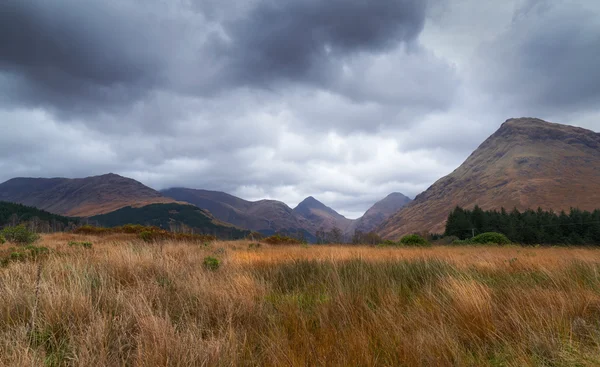 Glen Etive, Highlands escocesas — Foto de Stock