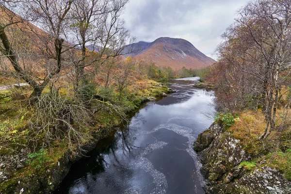 Glen Etive, Highlands escocesas — Foto de Stock