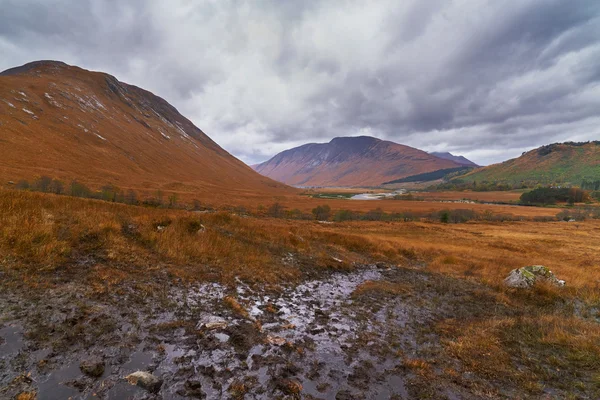 Glen Etive, skotska högländerna — Stockfoto