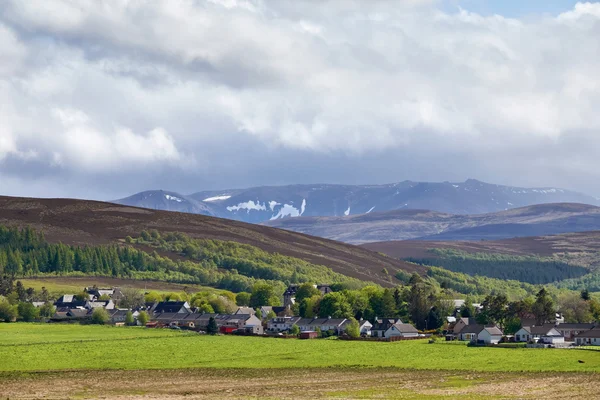 İskoç köyün görünümü — Stok fotoğraf