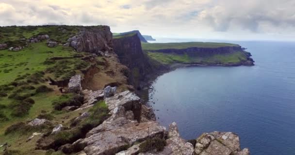 Panoramic view of Isle of Skye — ストック動画