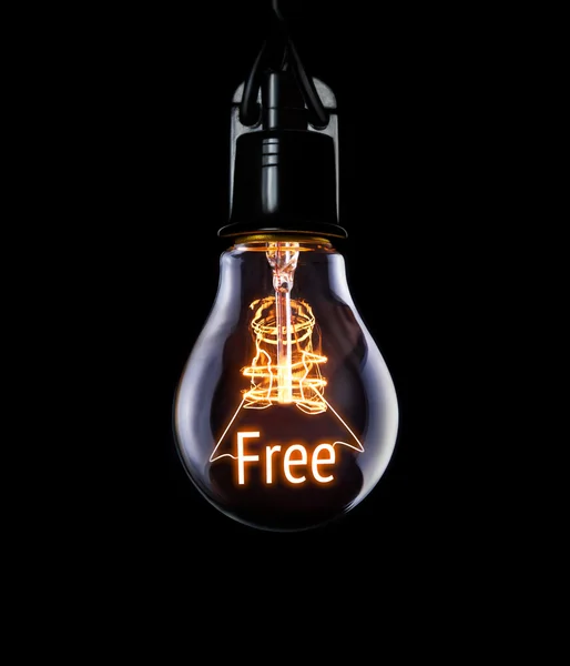 Lightbulb Free concept — Stock Photo, Image