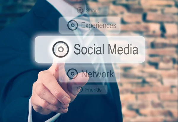 Concepto de medios sociales — Foto de Stock