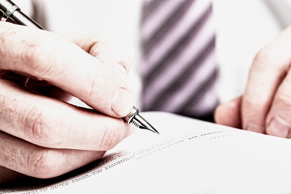 Fountain Pen Signature.