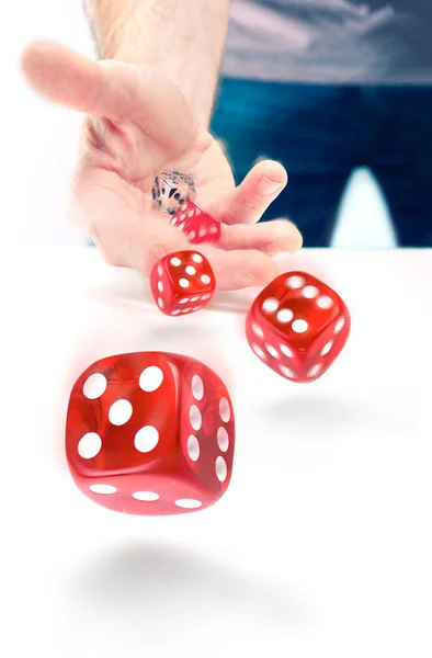 Dice Throw — Stock Photo, Image