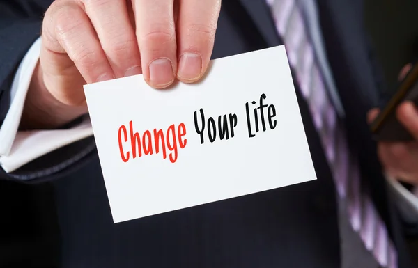 Change Your Life, Positivity Concept — Stock Photo, Image