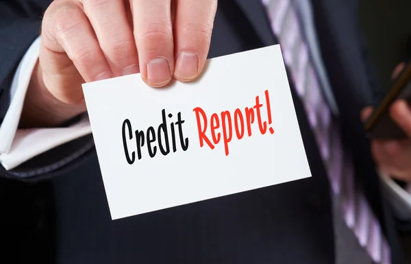 Concetto di Credit Report — Foto Stock