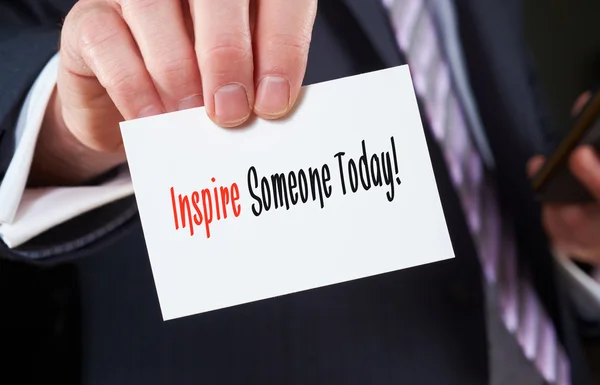 Inspire Someone Today, Life Concept — Stock Photo, Image