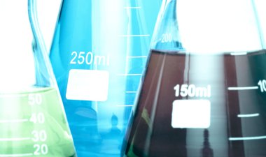 Arka planını labaratuar donanımları