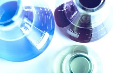 Arka planını labaratuar donanımları