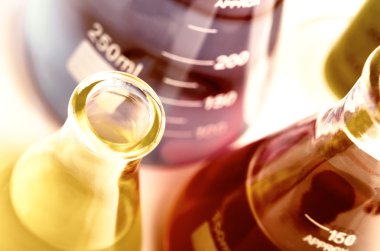 Arka planını labaratuar donanımları