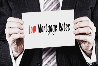 Low Mortgage Rates Concept clipart