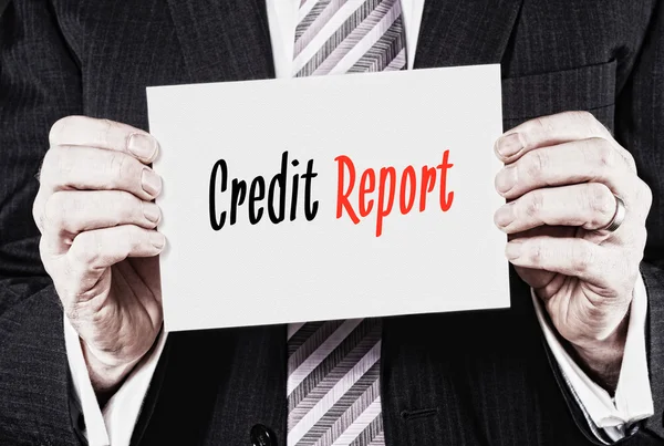 Concetto di Credit Report — Foto Stock