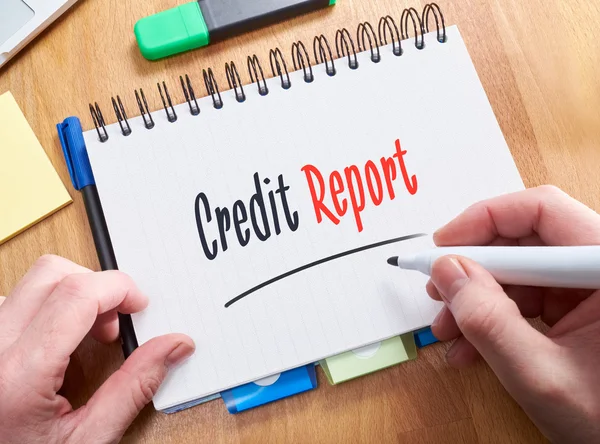 Concetto di Credit Report — Foto Stock