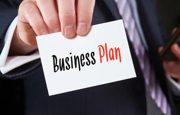 Concetto di business plan — Foto Stock