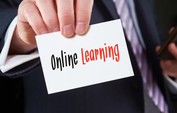 Begreppet inlärning online — Stockfoto