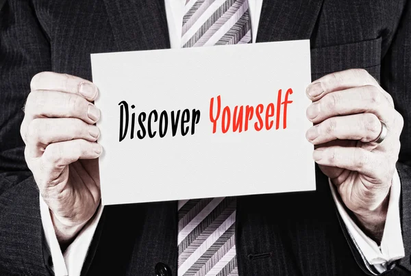 Discover Yourself Concept — Stock Photo, Image