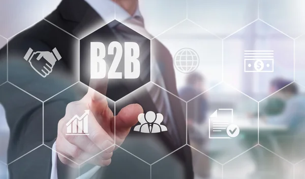 Concepto de negocio B2B —  Fotos de Stock
