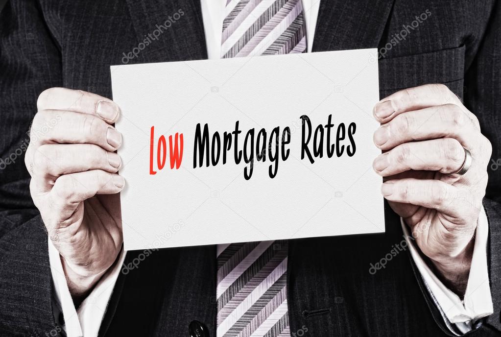 Low Mortgage Rates Concept