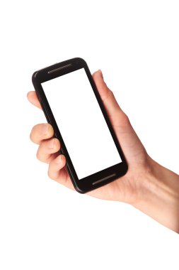 El ele tutuşan cep telefonu