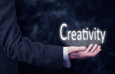 Word yaratıcılık tutan el.