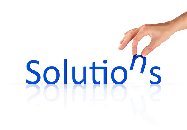 Solutions, Business Concept — Stock Photo, Image