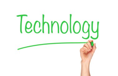 Hand writing Technology Concept