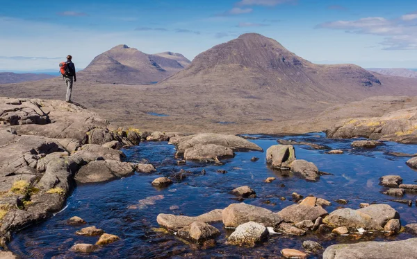 Beinn Chearcaill і Beinn за Еоін самітів — стокове фото