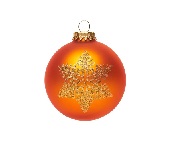 Tek, renkli geleneksel Noel dekorasyon — Stok fotoğraf