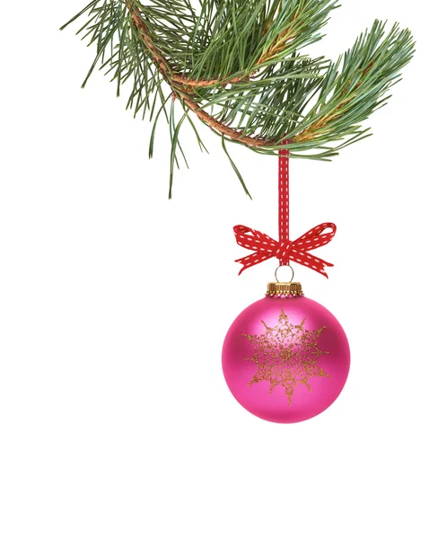 Παραδοσιακή Χριστούγεννα διακόσμηση μπάλα — Φωτογραφία Αρχείου