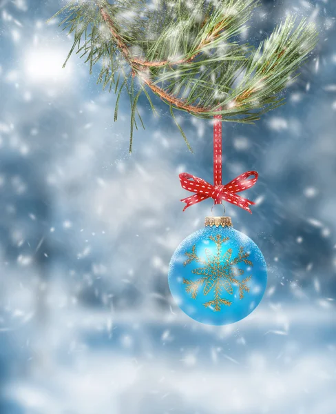 Christmas tree ball decoration — Stock Photo, Image