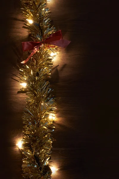 Arbre de Noël traditionnel lumières — Photo