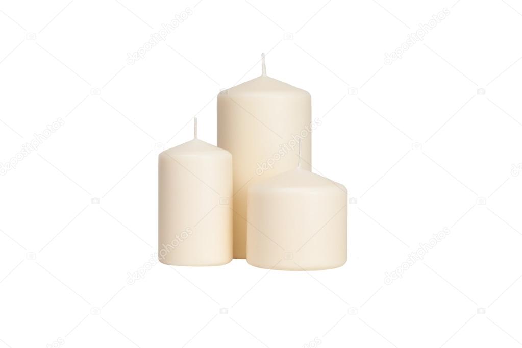 Selection of red candles