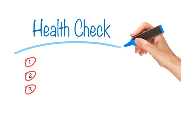 Health Check Concept — Stock Photo, Image