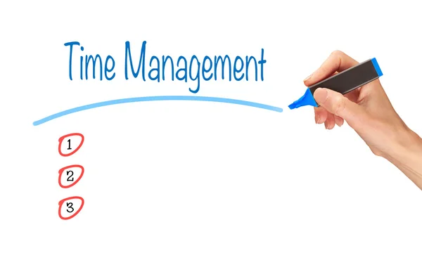Konsep manajemen waktu — Stok Foto