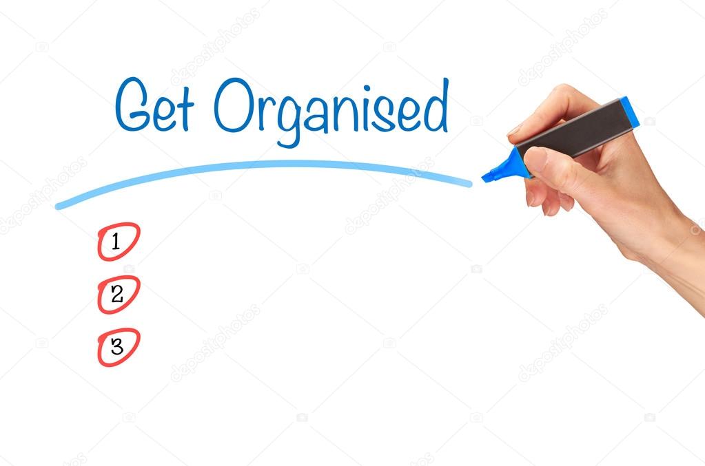 Get Organised Concept