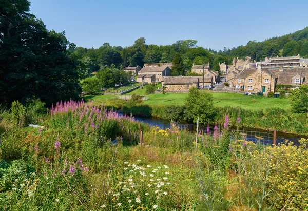 Aldeia de Blanchland e Beldon Burn — Fotografia de Stock